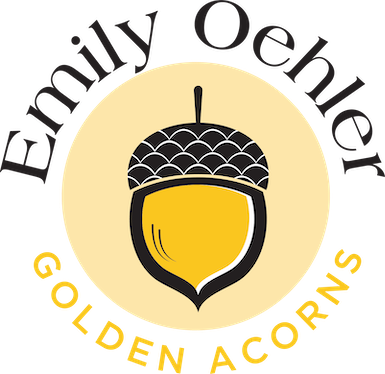 Golden Acorns Round Logo