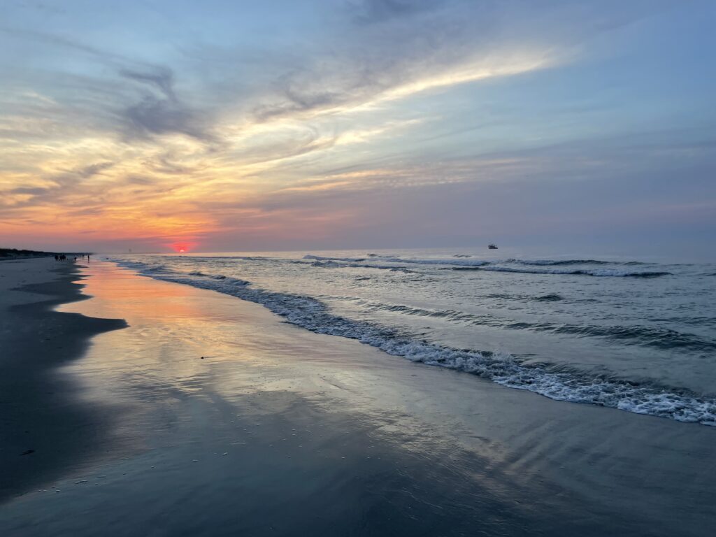 Sunrise at the beach