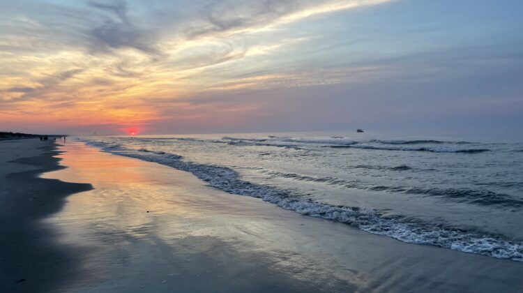 Sunrise at the beach